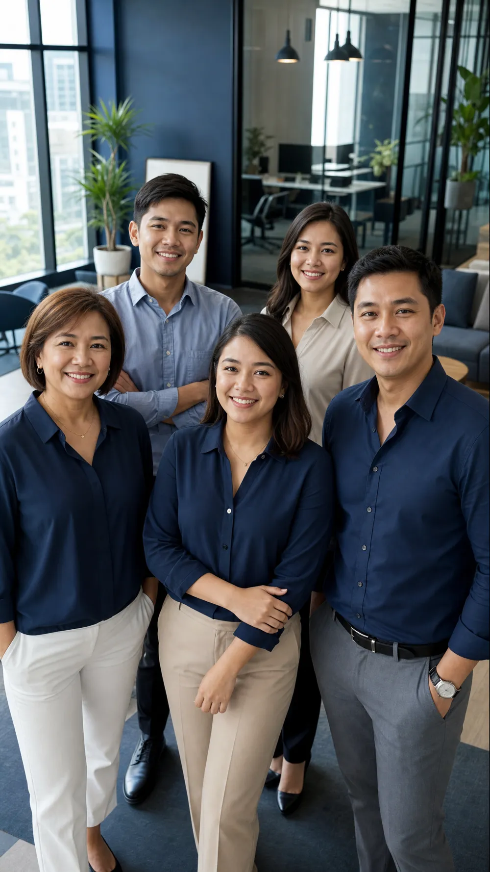 The NextPage Careers Consultancy team in their office